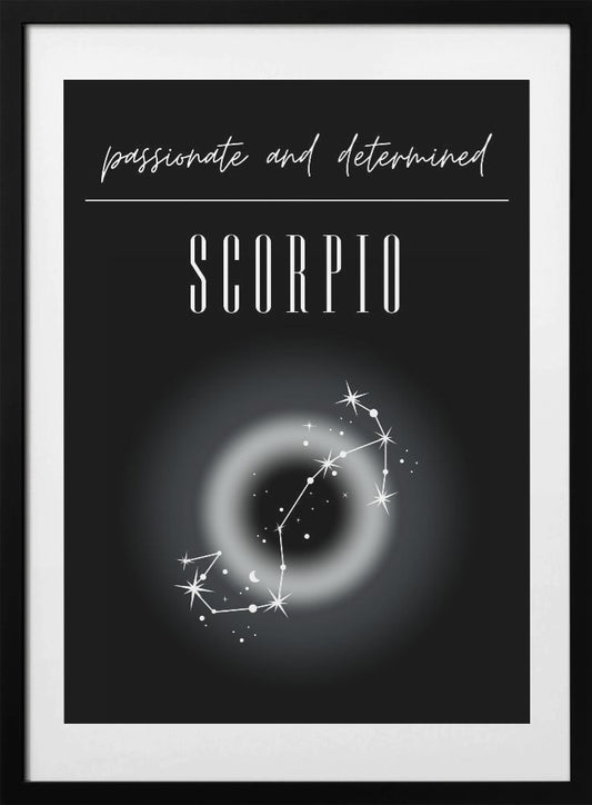 Scorpio Zodiac Print Art - Art Print by Amélie