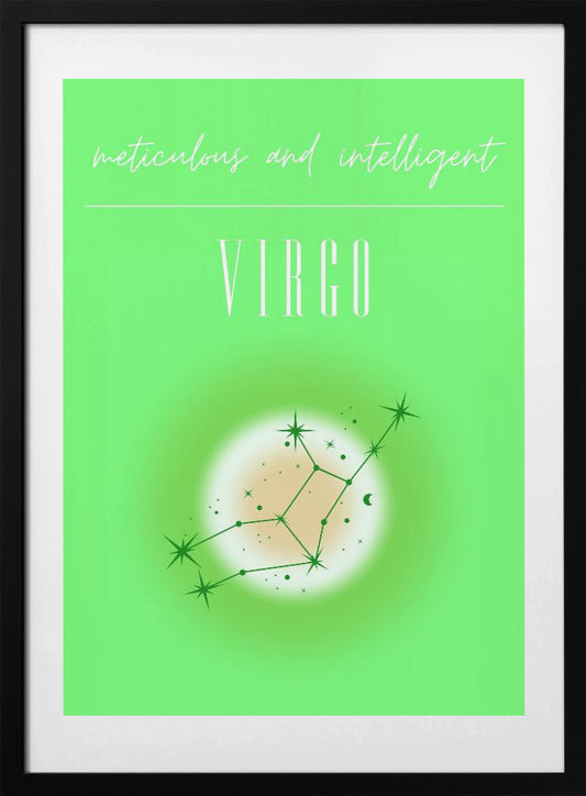 Virgo Zodiac Print Art - Art Print by Amélie