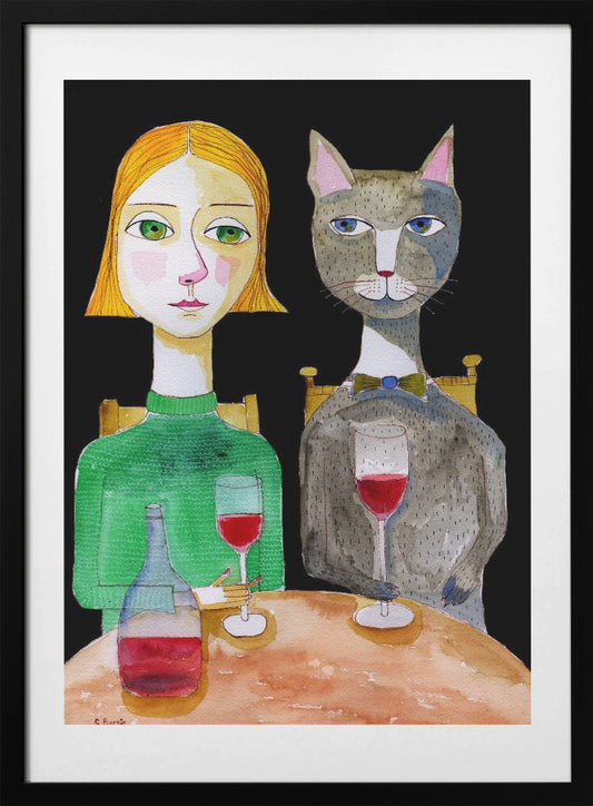 Best Friends - Art Print by Sharyn Bursic