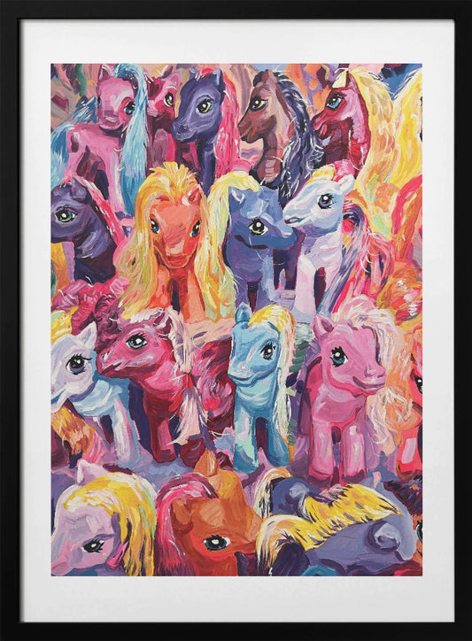 Ponies - Art Print by Pauline Wegman | Key and Sea Creative