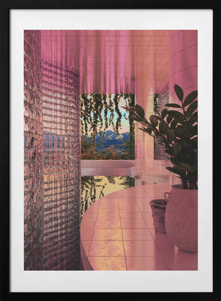 INDOOR POOL - Art Print by CosmoZach