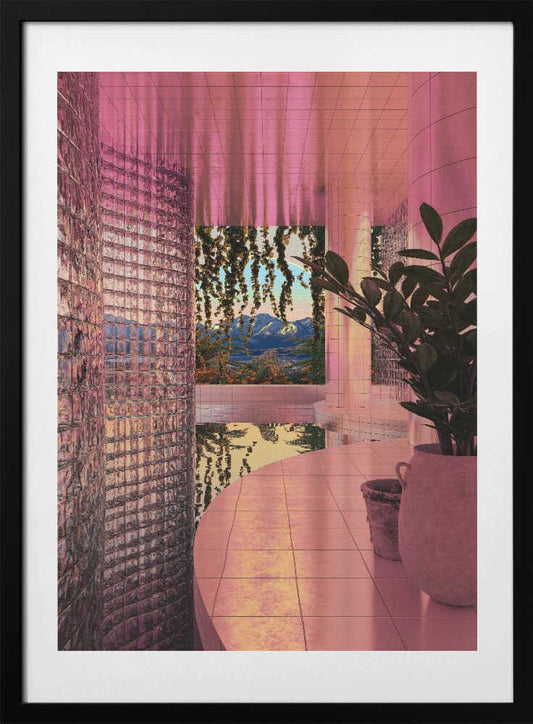 INDOOR POOL - Art Print by CosmoZach