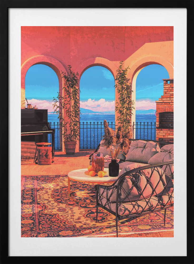 Piano Terrace - Art Print by CosmoZach
