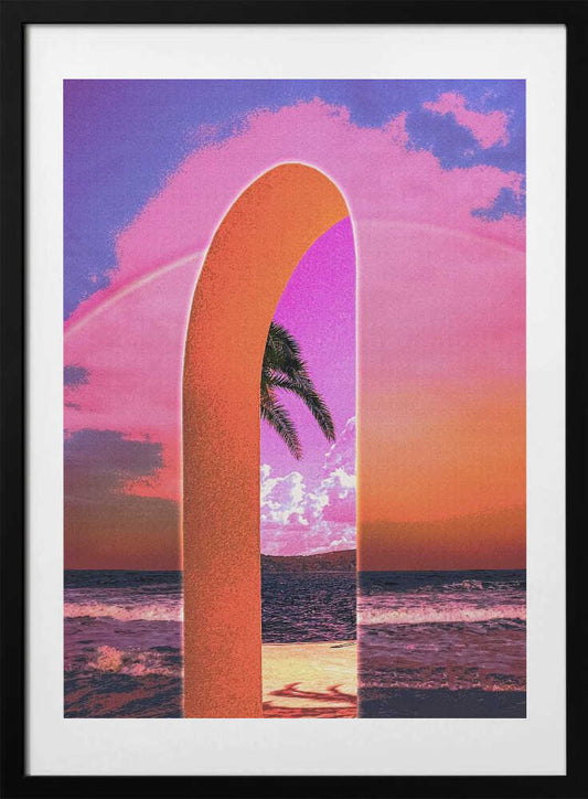 Portal Vaporwave - Art Print by CosmoZach