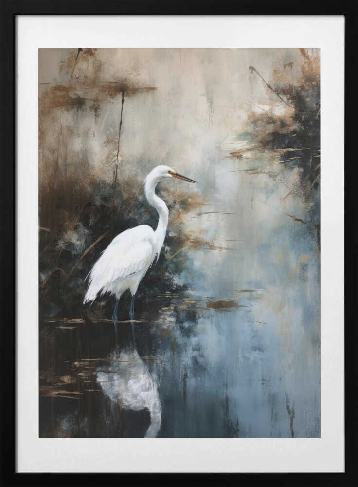 Serene Reflection - Art Print by Treechild
