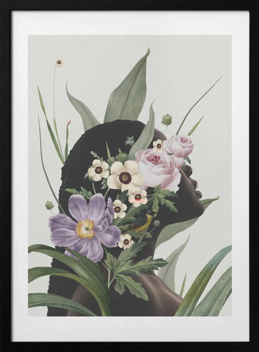 Purple flower - Art Print by Frida Floral Studio