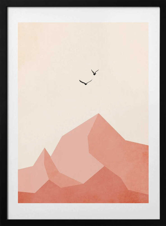 Zugspitze, Eins - Art Print by Kubistika