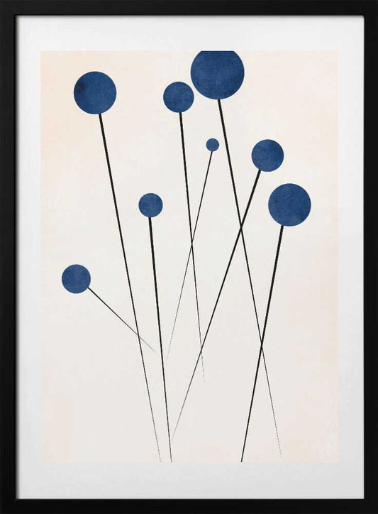 Wild Blueberries - Art Print by Kubistika