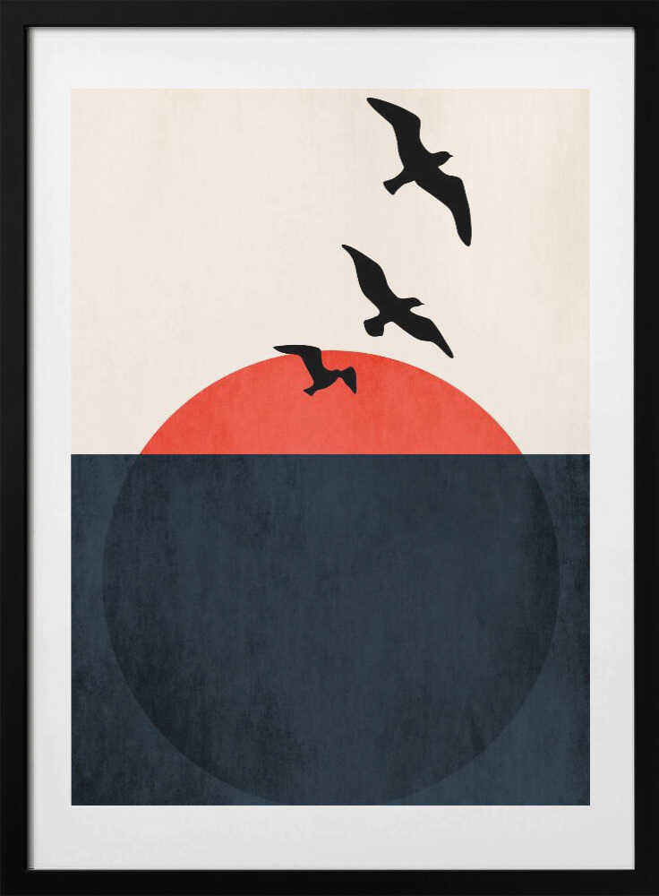 Sunset Breeze - Art Print by Kubistika