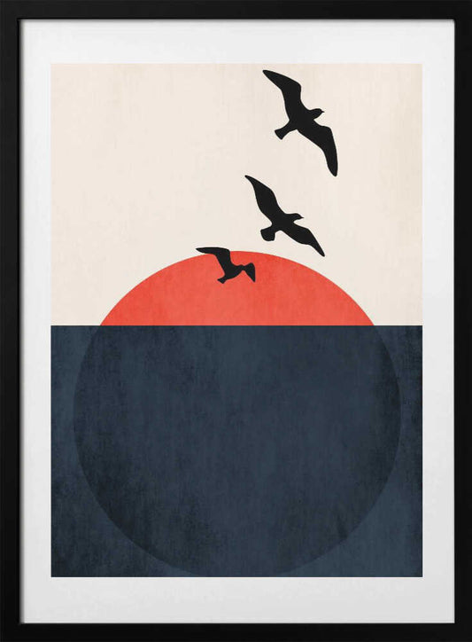 Sunset Breeze - Art Print by Kubistika