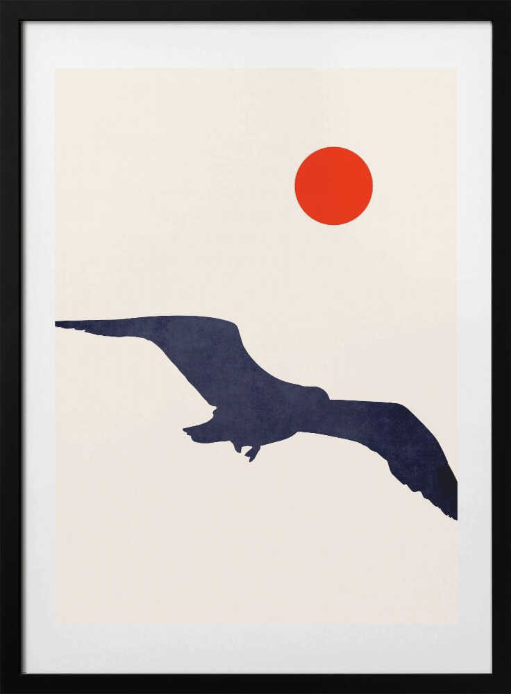 Seagull - Art Print by Kubistika