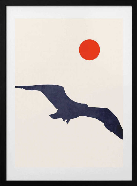 Seagull - Art Print by Kubistika