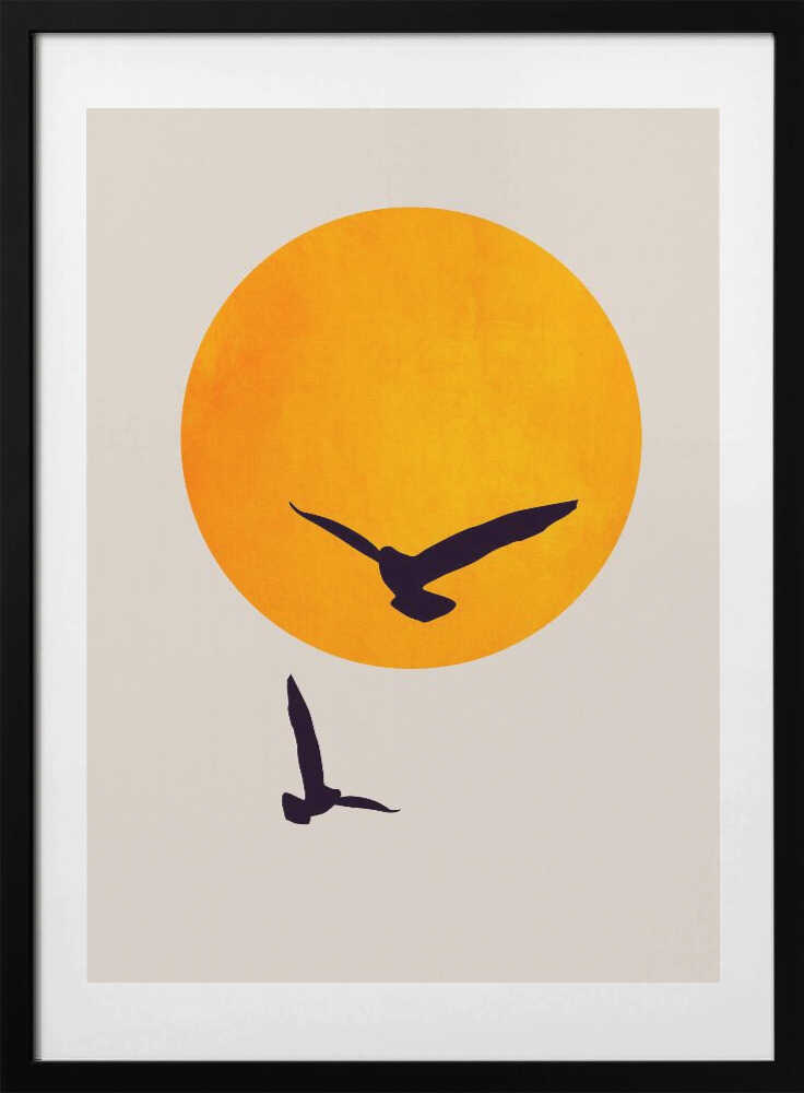 Birds In the Sky - Art Print by Kubistika