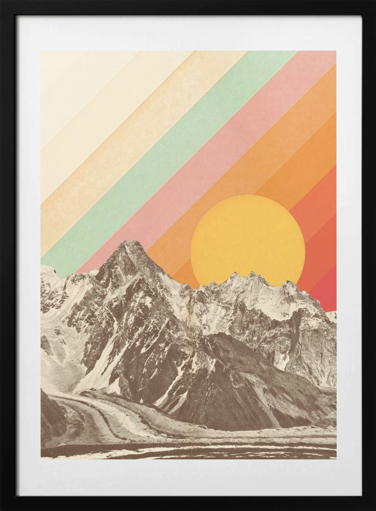Mountainscape Nº1 - Art Print by Florent Bodart