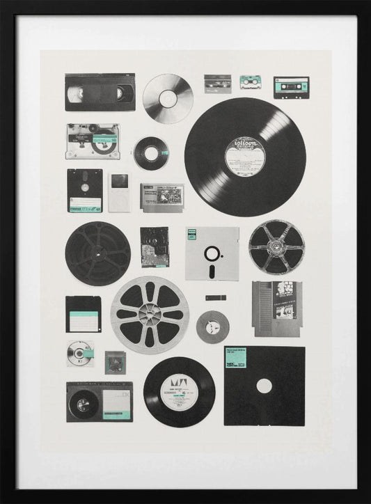 Data - Art Print by Florent Bodart