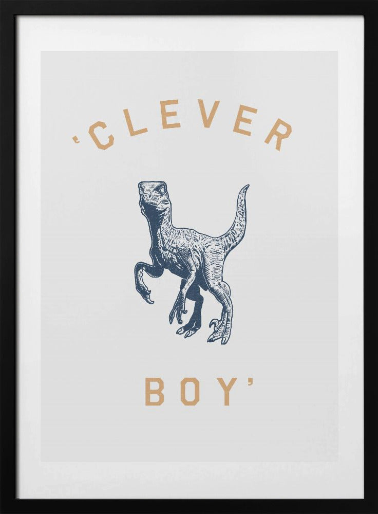 Clever Boy - Art Print by Florent Bodart