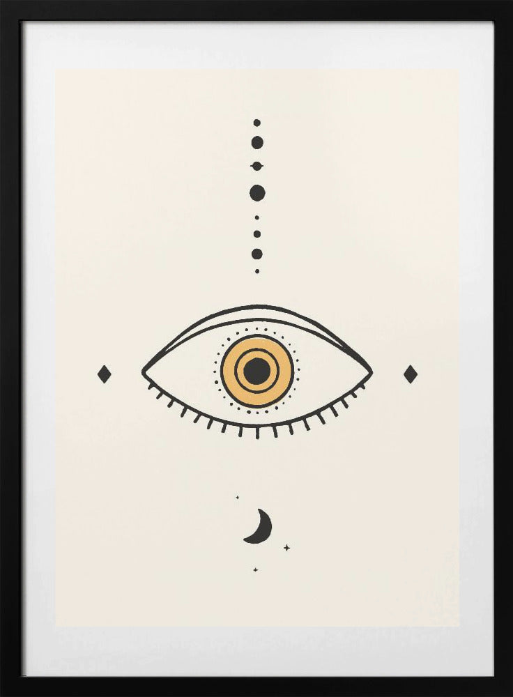 Universe Eye - Art Print by Florent Bodart