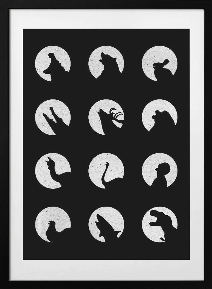 Wolfs Night Off - Art Print by Florent Bodart