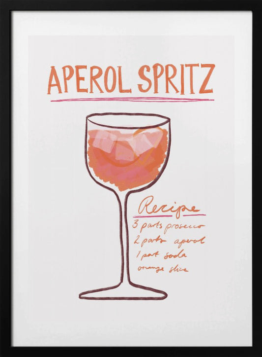 Spritz Recipe Delight - Art Print by Athene Fritsch