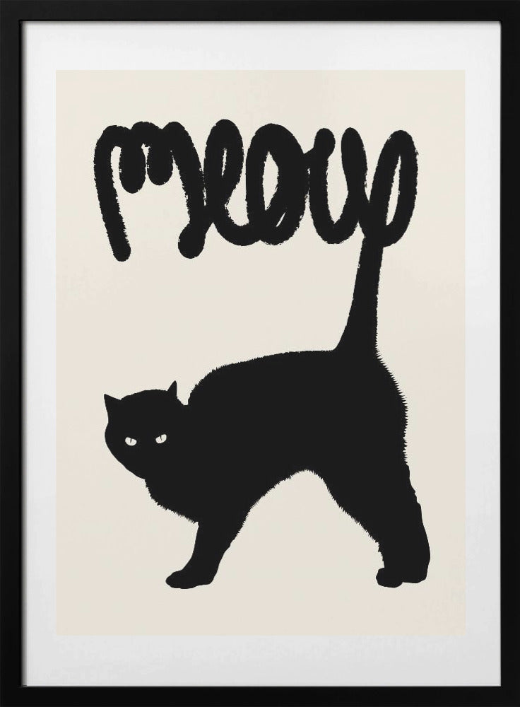 Meow - Art Print by Florent Bodart