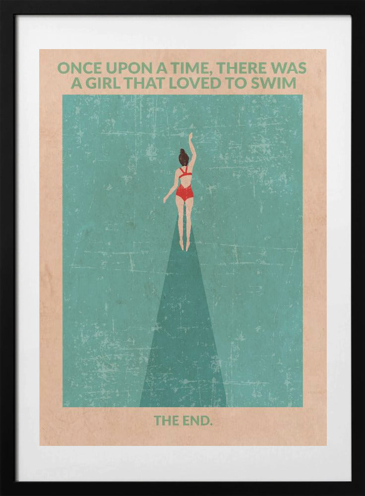 In the Open Water - Art Print by WallChart Art Studio