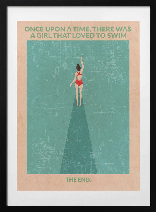 In the Open Water - Art Print by WallChart Art Studio
