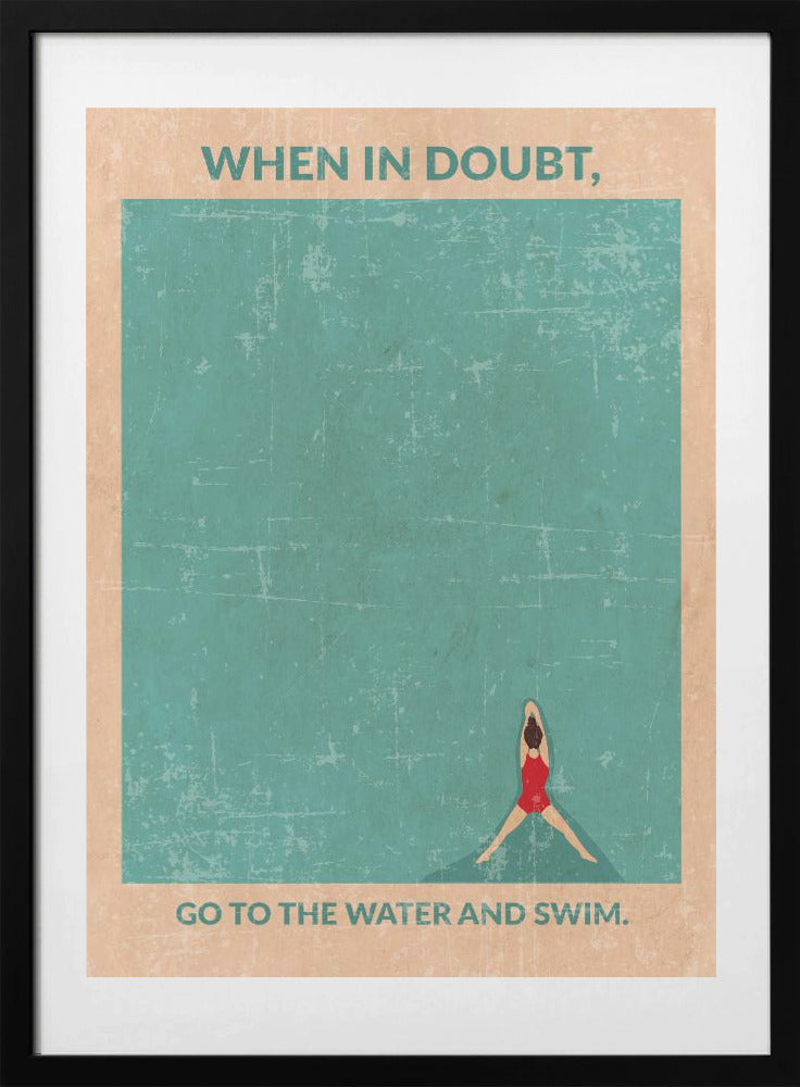 Open Water Wall Art Print by WallChart Art Studio