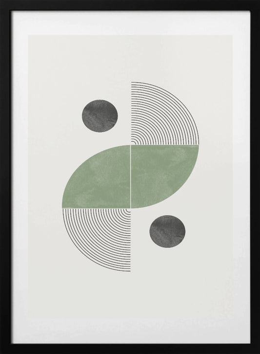 Geometric Harmony - Art Print by THE MIUUS STUDIO