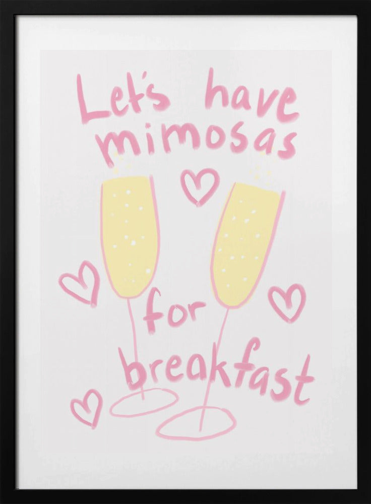 Morning Mimosas - Art Print by Athene Fritsch