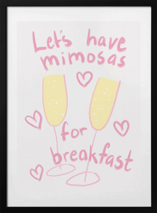 Morning Mimosas - Art Print by Athene Fritsch