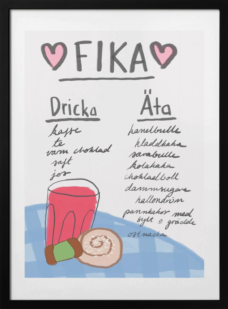 Swedish Fika Treats - Art Print by Athene Fritsch