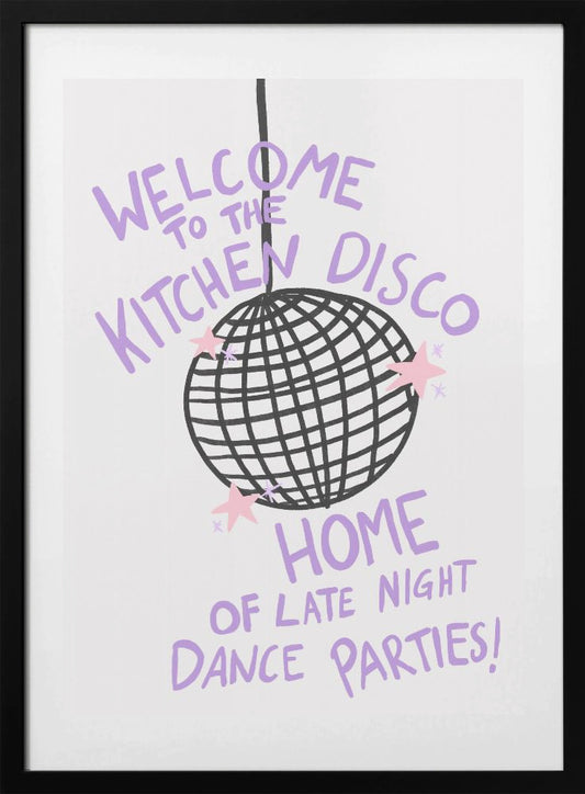Kitchen Disco Vibes - Art Print by Athene Fritsch