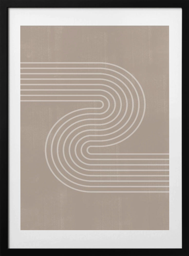 Curved Pathway - Art Print by THE MIUUS STUDIO