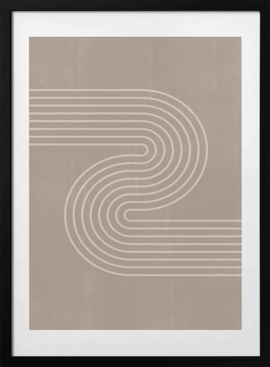 Curved Pathway - Art Print by THE MIUUS STUDIO