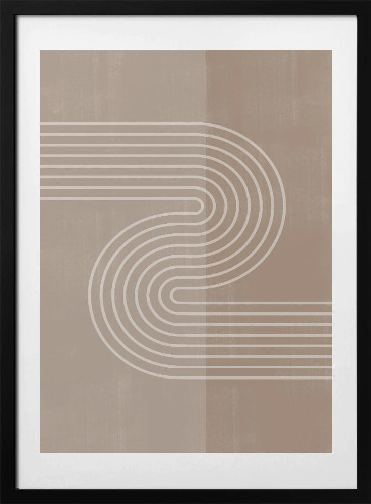 Curved Pathway - Art Print by THE MIUUS STUDIO