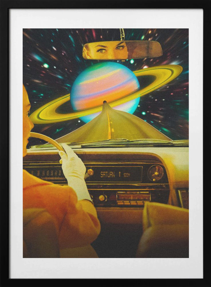 Saturn Commute - Art Print by Taudalpoi