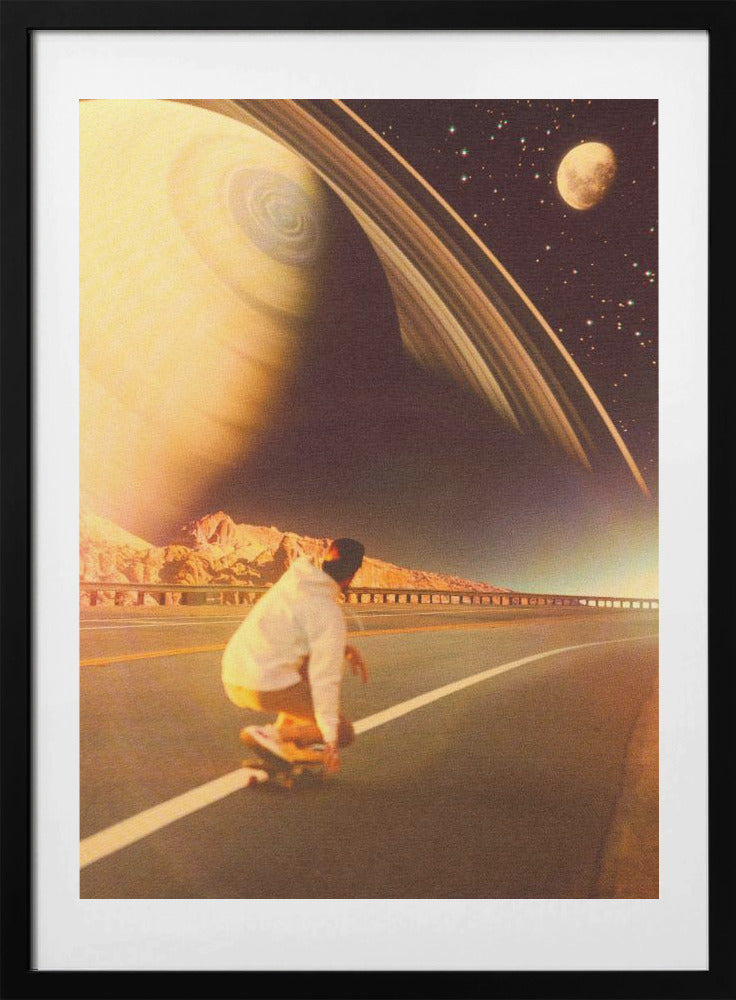 Space Sk8er - Art Print by Taudalpoi