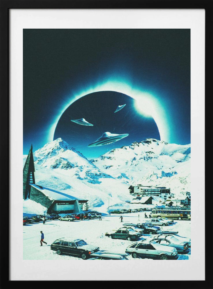 Winter Eclipse - Art Print by Taudalpoi