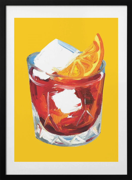 Negroni On Sunshine - Art Print by Alice Straker