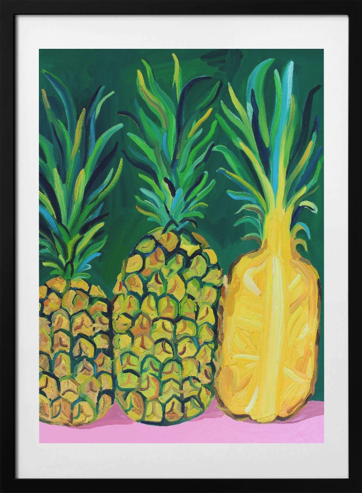 Pineapples - Art Print by Alice Straker