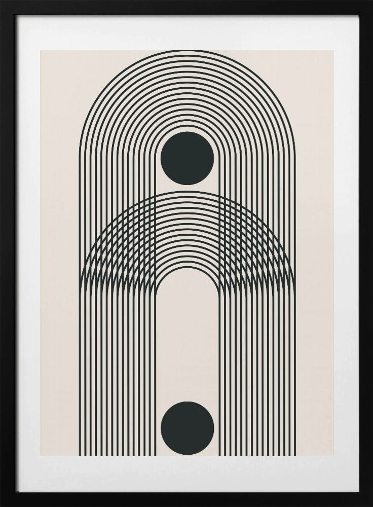 Black Boho Vibe Series #3 - Art Print by jay stanley