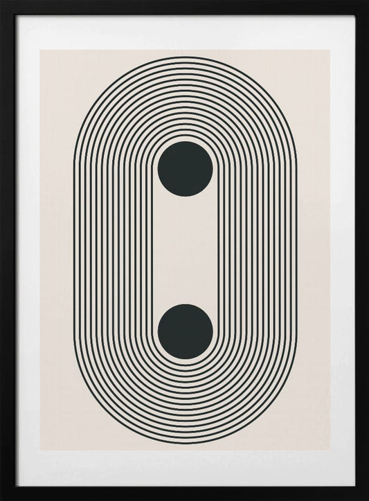 Black Boho Vibe Series #4 - Art Print by jay stanley