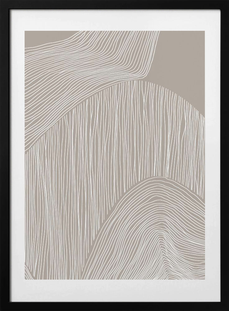 Abstract Organic Lines - Art Print by Melloi Art Prints