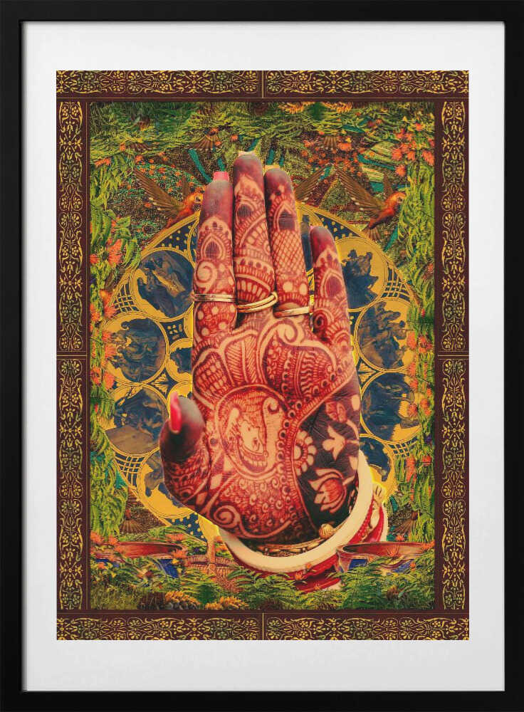 Henna Hand - Art Print by CosmoZach