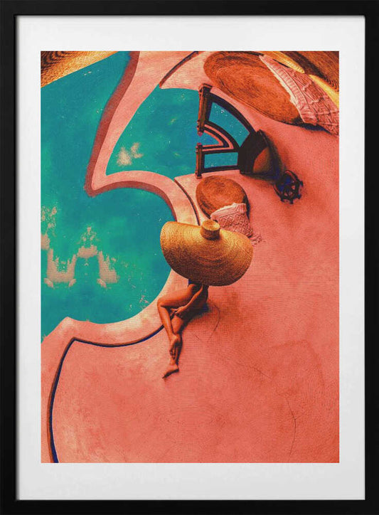 Poolside - Art Print by CosmoZach