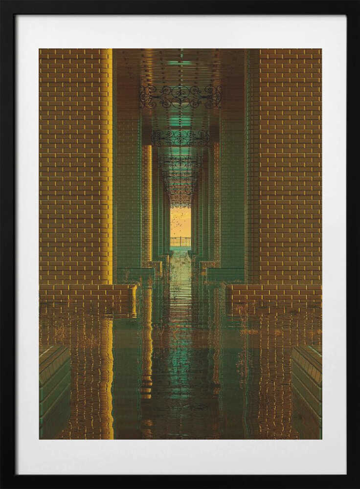 Indoor Lake - Art Print by CosmoZach