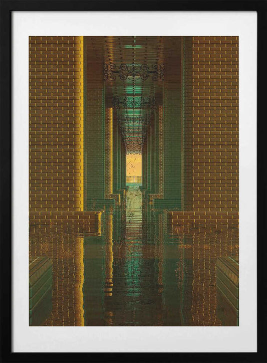 Indoor Lake - Art Print by CosmoZach