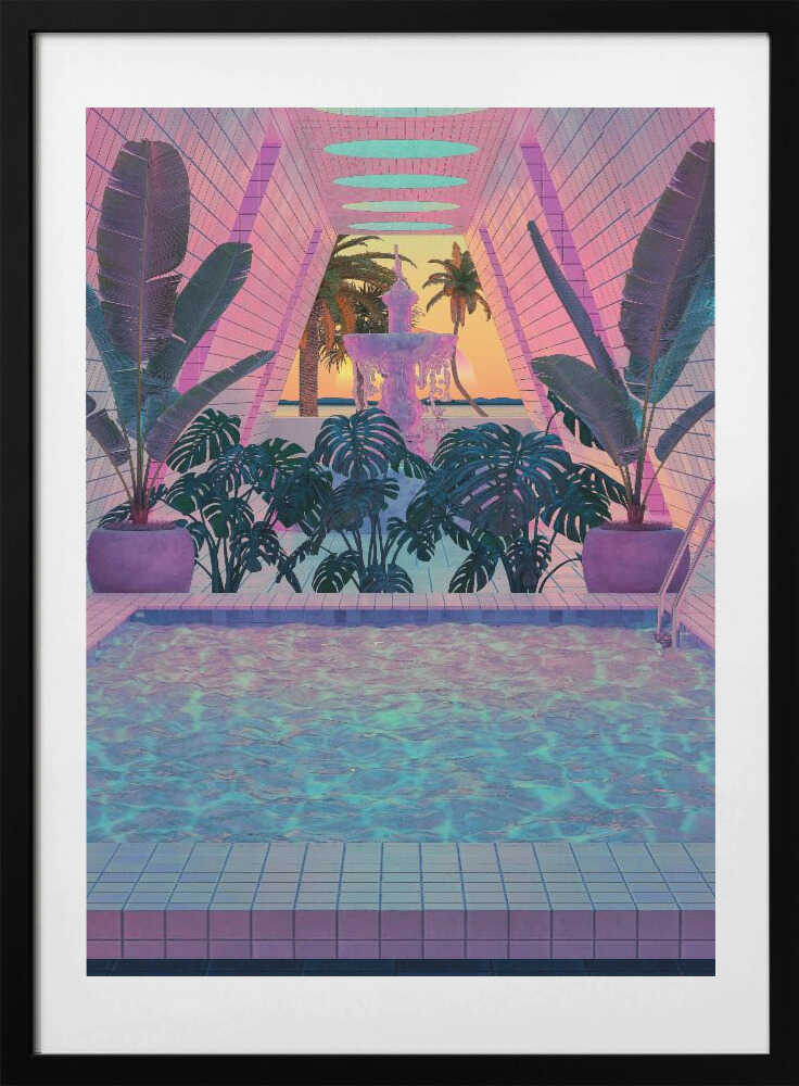 VaporPool - Art Print by CosmoZach