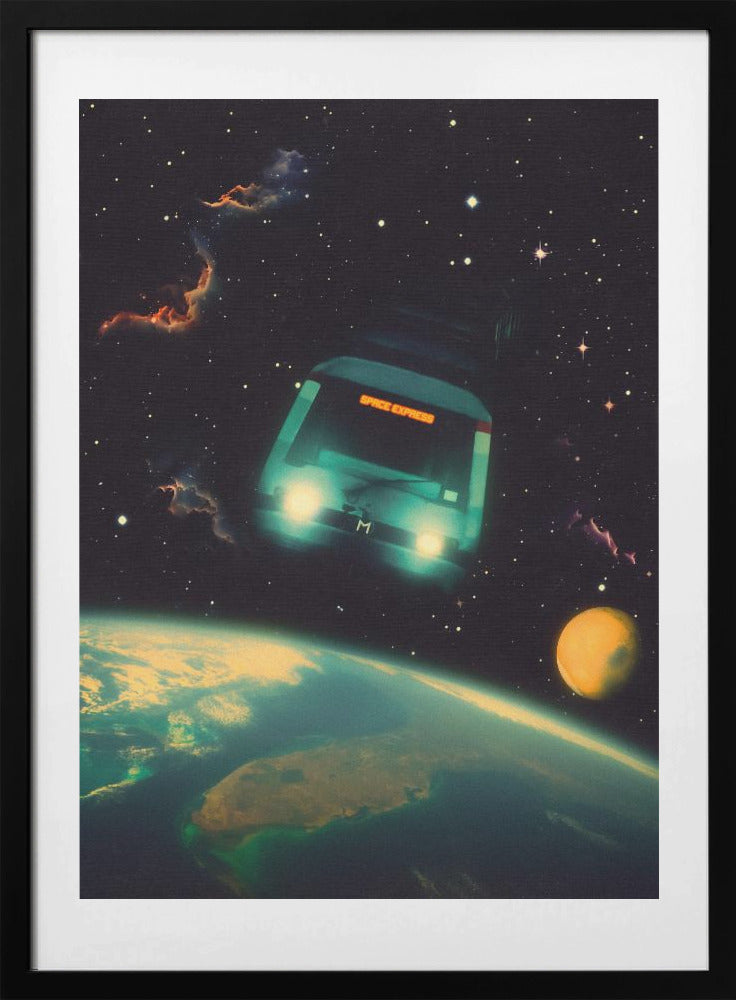 The Space Express - Art Print by Taudalpoi