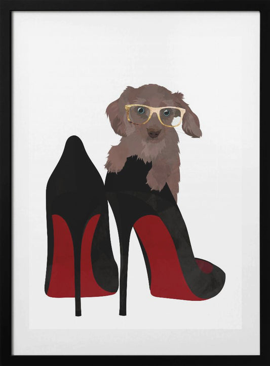 Daschand Shoe - Art Print by Sarah Manovski